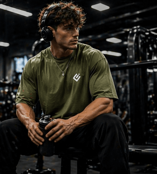 Olive Green Oversized T-Shirt